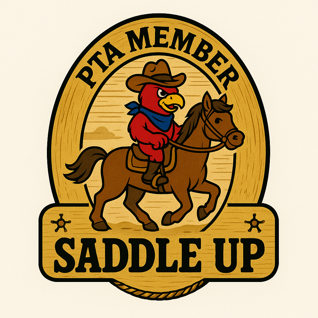 Tier 4: Saddle Up-PTA Membership, Grade Level Shirt, Birthday Marquee & Zip-Up Hoodie