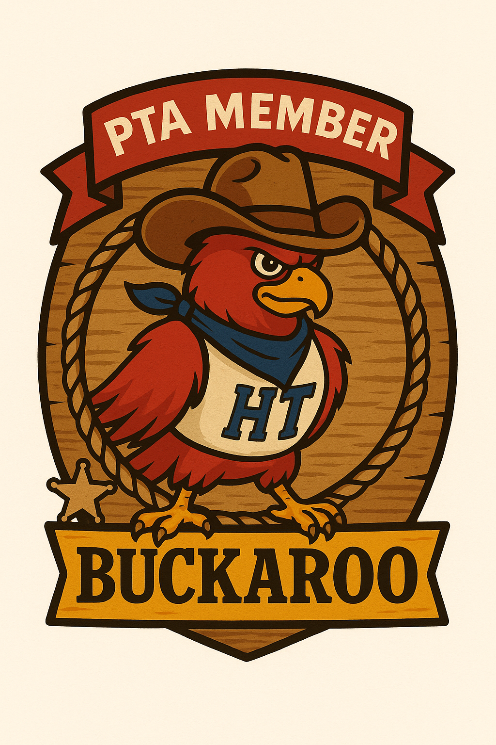 Tier 2: Buckaroo Package-PTA Membership & Grade Level Shirt